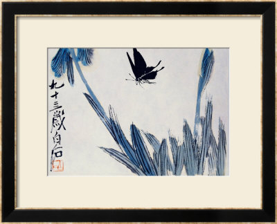 Dancing Butterfly by Baishi Qi Pricing Limited Edition Print image