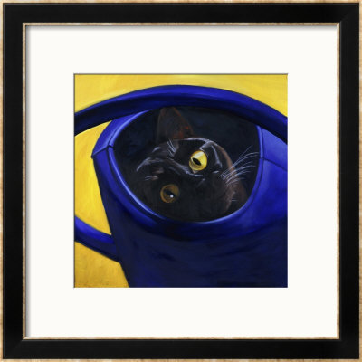 Cat In The Watering Can (Chat A L'arrosoir) by Isy Ochoa Pricing Limited Edition Print image