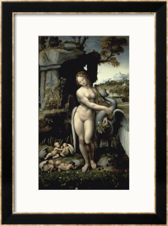 Leda And The Swan by Leonardo Da Vinci Pricing Limited Edition Print image
