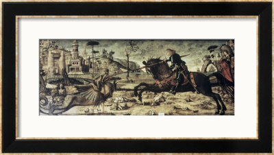 St. George Killing The Dragon by Vittore Carpaccio Pricing Limited Edition Print image