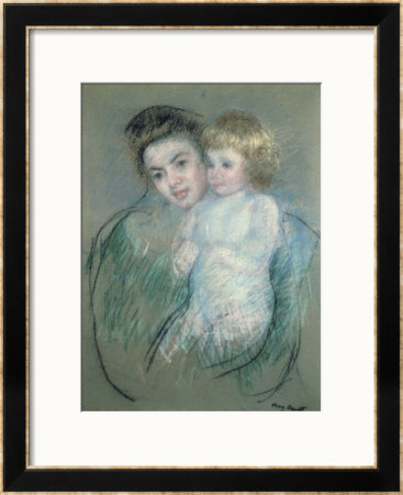 Mother And Child (Detail From The Three Ages Of Woman), C.1905 by Mary Cassatt Pricing Limited Edition Print image