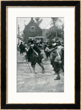 The Arrival Of Stuyvesant In New Amsterdam by Howard Pyle Pricing Limited Edition Print image
