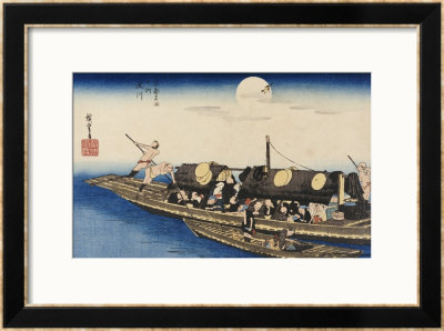 Yodo River by Ando Hiroshige Pricing Limited Edition Print image