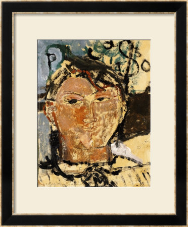 Portrait De Picasso, 1915 by Amedeo Modigliani Pricing Limited Edition Print image