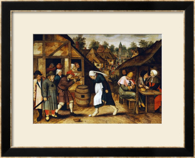 The Egg Dance by Pieter Bruegel The Elder Pricing Limited Edition Print image