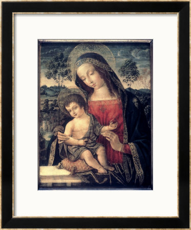 Madonna Of The Stoffe, Florence by Bernardino Di Betto Pinturicchio Pricing Limited Edition Print image