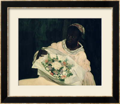Olympia, Detail Of The Black Servant, 1863 by Édouard Manet Pricing Limited Edition Print image