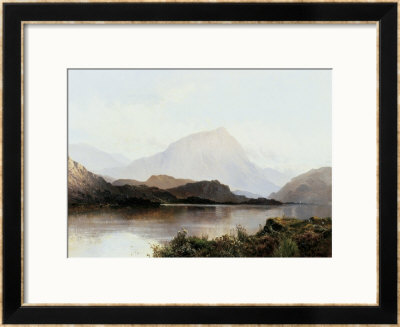 The Hills Of Loch Lomond by Alfred Fontville De Breanski Pricing Limited Edition Print image