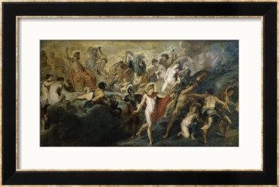 The Council Of The Gods by Peter Paul Rubens Pricing Limited Edition Print image