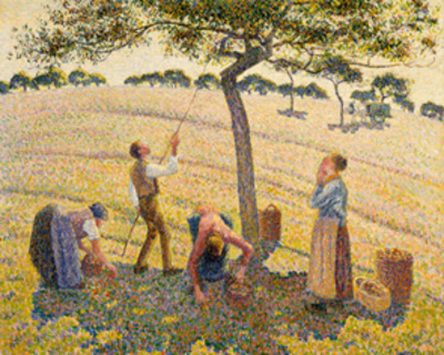 Apple Harvest, 1888 by Camille Pissarro Pricing Limited Edition Print image