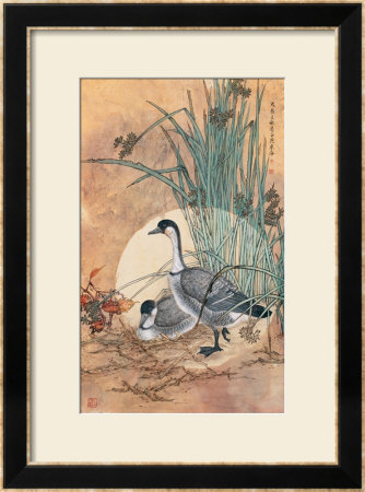 Two Geese by Hsuehjang Wu Pricing Limited Edition Print image
