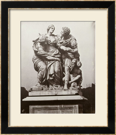 Arria And Poetus By Pierre Le Paultre, Tuileries Gardens, 1859 by Charles Negre Pricing Limited Edition Print image