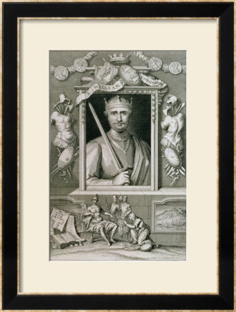 William I The Conqueror King Of England From 1066 by George Vertue Pricing Limited Edition Print image