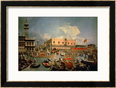 Return Of The Bucintoro On Ascension Day by Canaletto Pricing Limited Edition Print image