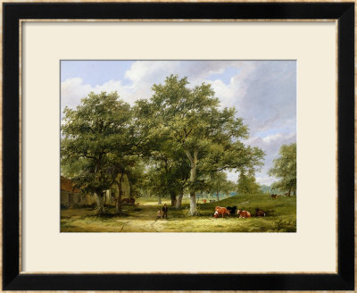 Cattle Grazing by James Stark Pricing Limited Edition Print image