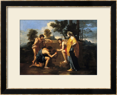 Arcadian Shepherds by Nicolas Poussin Pricing Limited Edition Print image