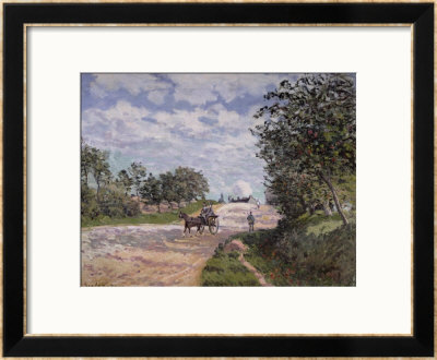 The Road From Mantes To Choisy Le Roi, 1872 by Alfred Sisley Pricing Limited Edition Print image