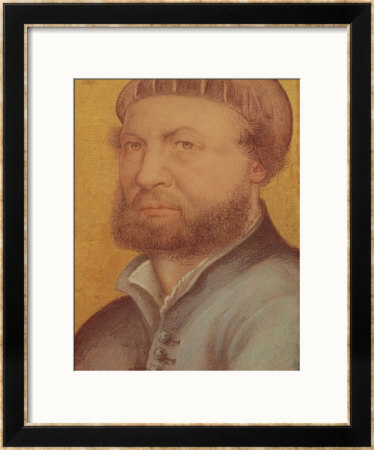 Self Portrait, 1542 by Hans Holbein The Younger Pricing Limited Edition Print image