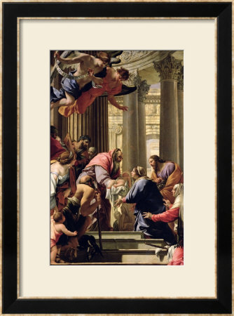 Presentation In The Temple by Simon Vouet Pricing Limited Edition Print image