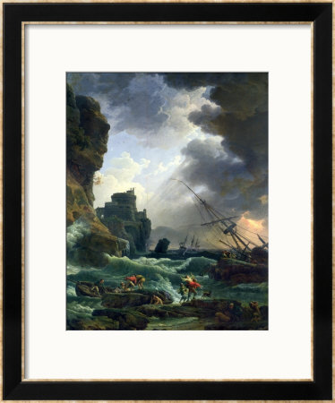 The Storm, 1777 by Claude Joseph Vernet Pricing Limited Edition Print image