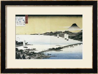 Evening Glow At Seta by Ando Hiroshige Pricing Limited Edition Print image