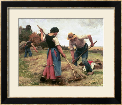 Haymaking, 1880 by Julien Dupre Pricing Limited Edition Print image