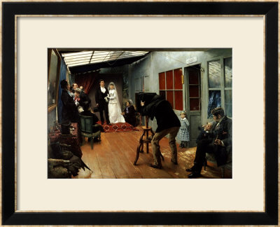 Wedding At The Photographer's, 1878-9 by Pascal Adolphe Jean Dagnan-Bouveret Pricing Limited Edition Print image