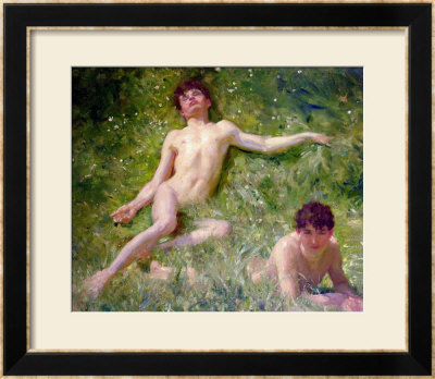 The Sunbathers by Henry Scott Tuke Pricing Limited Edition Print image