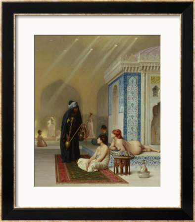 Pool In A Harem, Circa 1876 by Jean-Leon Gerome Pricing Limited Edition Print image