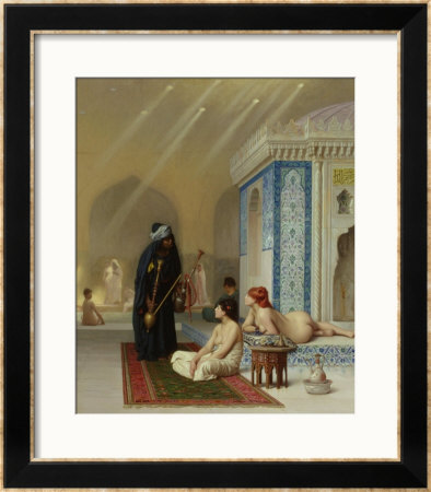 Pool In A Harem, Circa 1876 by Jean-Léon Gérôme Pricing Limited Edition Print image