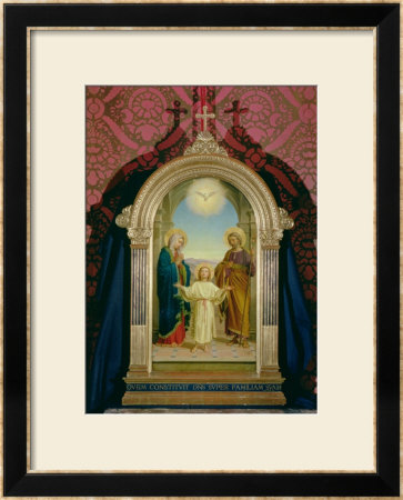 Holy Family, 1898 by Alessandro Franchi Pricing Limited Edition Print image