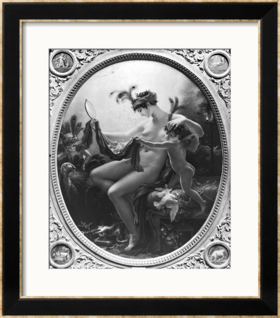 Portrait Of Miss Lange As Danae, 1799 by Anne-Louis Girodet De Roussy-Trioson Pricing Limited Edition Print image