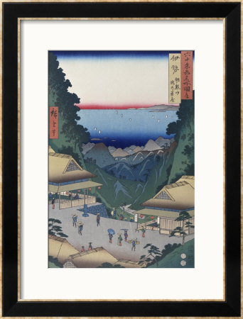 Ise Province, Arama Hills by Ando Hiroshige Pricing Limited Edition Print image