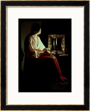 The Penitent Magdalen, Circa 1638-43 by Georges De La Tour Pricing Limited Edition Print image