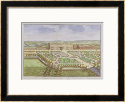 The Royal Palace Of Hampton Court, From Survey Of London by Leonard Knyff Pricing Limited Edition Print image