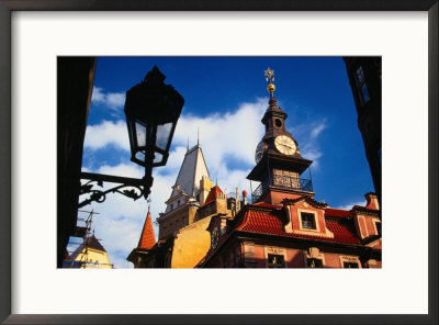 Detail Of Jewish Town Hall Exterior, Prague, Czech Republic by Jonathan Smith Pricing Limited Edition Print image
