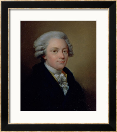 Portrait Of The Composer Wolfgang Amadeus Mozart (1759-91) by Josef Grassi Pricing Limited Edition Print image