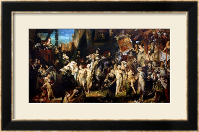 The Entrance Of Emperor Charles V (1500-58) Into Antwerp In 1520, 1878 by Hans Makart Pricing Limited Edition Print image