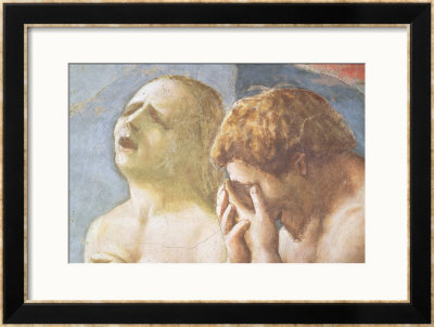 Adam And Eve Banished From Paradise, Circa 1427 (Detail) by Tommaso Masaccio Pricing Limited Edition Print image