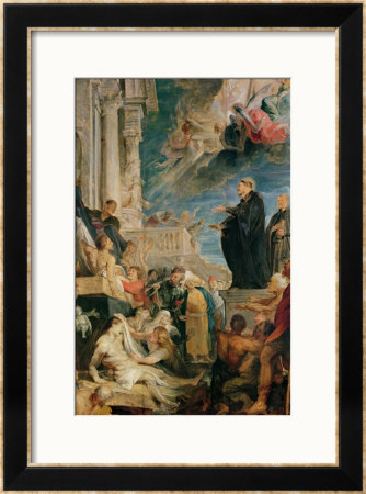 St. Francis Xavier Blessing The Sick by Peter Paul Rubens Pricing Limited Edition Print image
