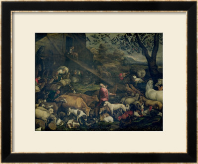 Animals Entering The Ark by Jacopo Bassano Pricing Limited Edition Print image