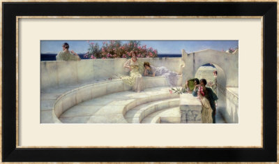 Under The Roof Of Blue Ionian Weather by Sir Lawrence Alma-Tadema Pricing Limited Edition Print image