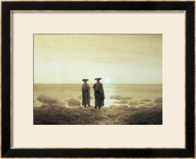 Moonrise, 1835-7 by Caspar David Friedrich Pricing Limited Edition Print image