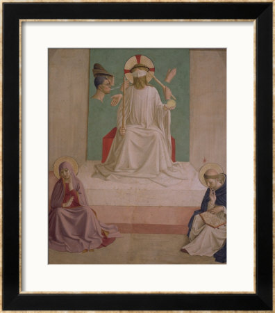 The Mocking Of Christ With The Virgin And St. Dominic, 1442 by Fra Angelico Pricing Limited Edition Print image