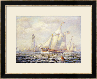 New York Harbor, 1919 by James Gale Tyler Pricing Limited Edition Print image