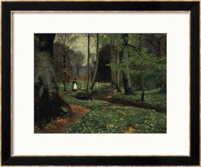 The Woodland Path by Hans Anderson Brendekilde Pricing Limited Edition Print image