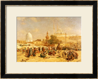 Outside Cairo, 1883 by Cesare Biseo Pricing Limited Edition Print image