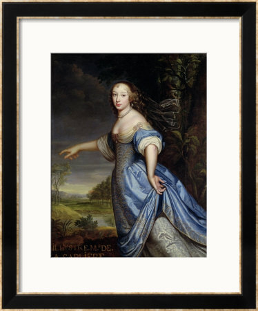 Portrait Of Madame De La Sabliere by Pierre Mignard Pricing Limited Edition Print image