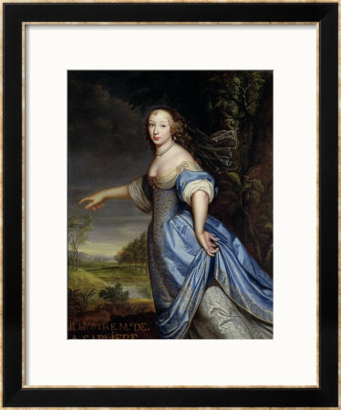 Portrait Of Madame De La Sabliere by Pierre Mignard Pricing Limited Edition Print image