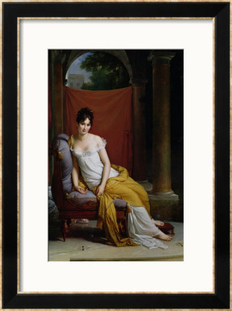 Portrait Of Madame Recamier (1777-1849) by Francois Gerard Pricing Limited Edition Print image